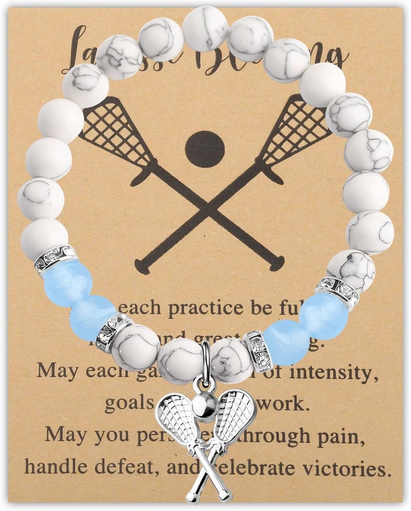 MYOSPARK Lacrosse Lover Bracelet - Lacrosse Jewelry for Teams & Players - Image 1